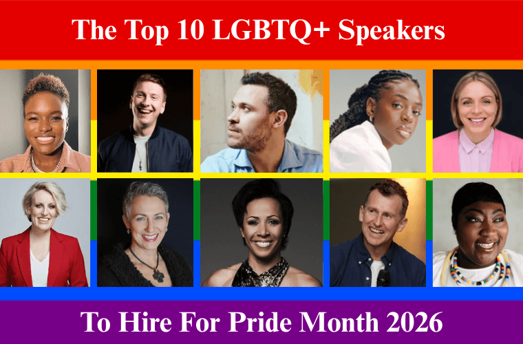 The Top 10 LGBTQ+ Speakers to Hire for Pride Month 2026